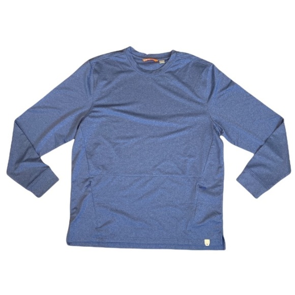 CBUK Mens Moisture Wicking Blue Long Sleeve Shirt XL - Picture 3 of 15